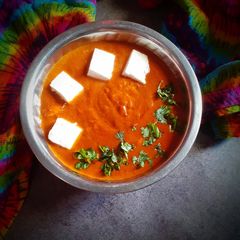 A picture of Falahari sahi paneer.