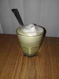 Matcha latte con vainilla