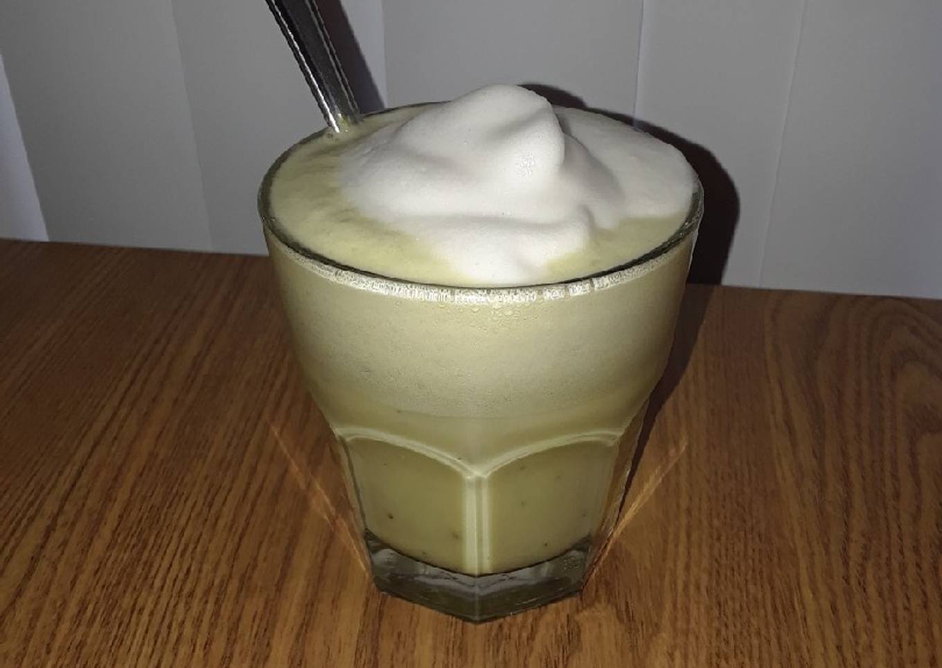 Matcha latte con vainilla