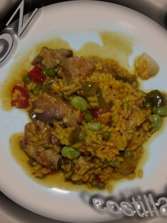 Una foto de Arroz con costillas de cerdo