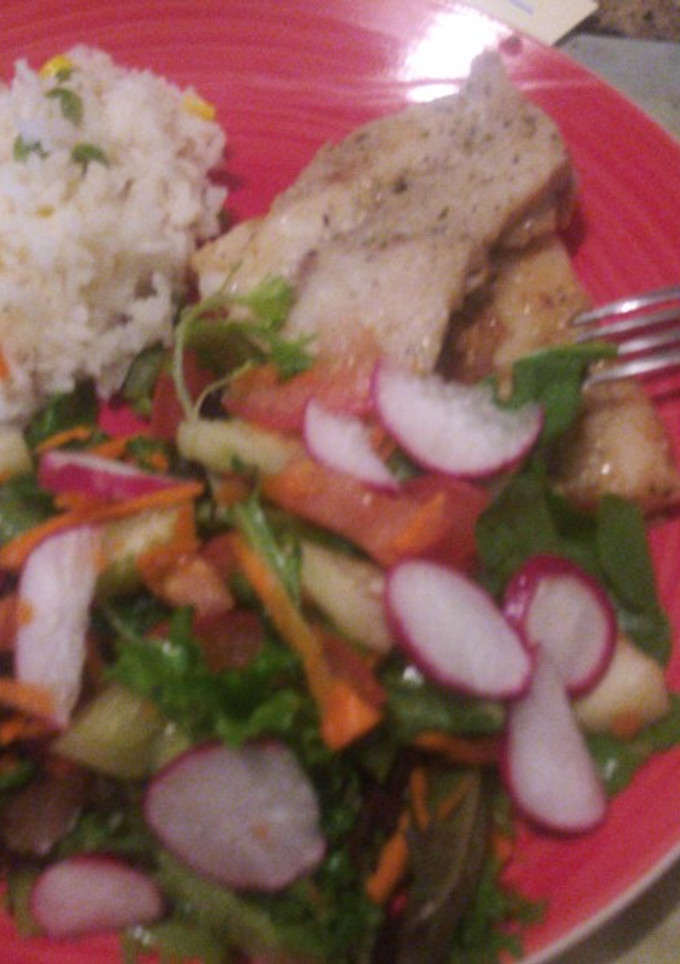 Una foto de Filete de pescado al sartén