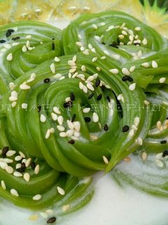 รูปของ เปียกปูนใบเตยกะทิสด