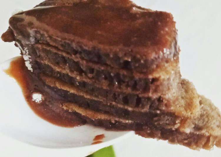 Pancake simple saus milo