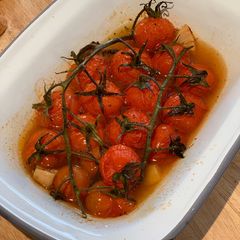 A picture of Slow cooked tomatoes.