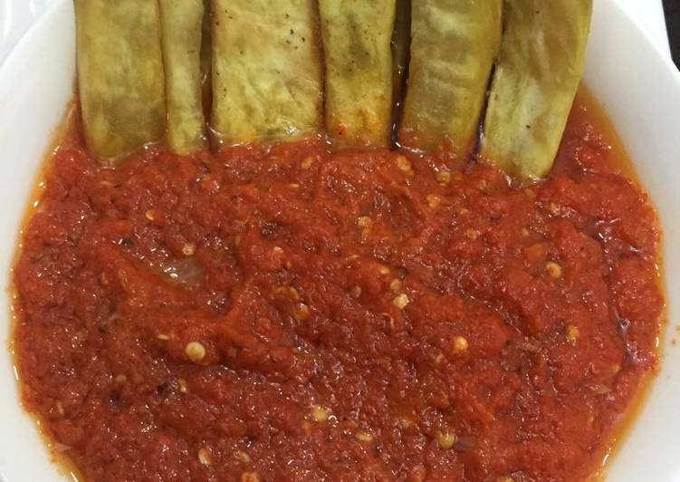 Step-by-Step Guide to Make Speedy Fried sweet potatoes and pepper sauce | Satisfyingrecipe.web.app