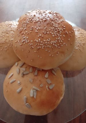 Una foto de Pan de hamburguesa