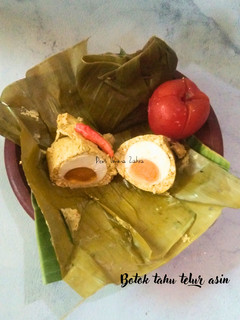 Foto resep Botok tahu telur asin