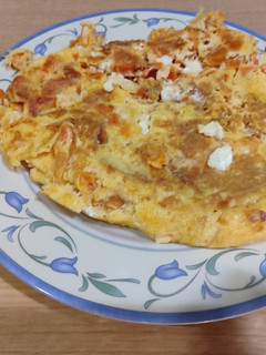 Una foto de Tortilla de boniato con queso feta