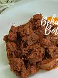 Behari Beef Boti on stove / Behari Kabab