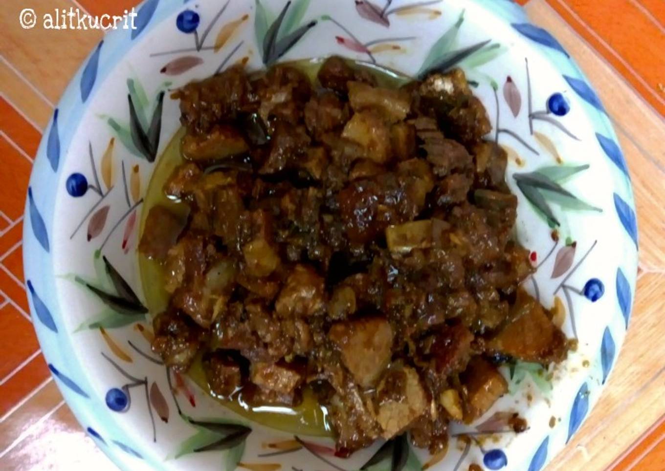 Babi manis sederhana