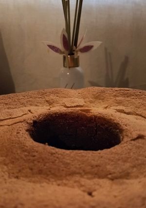 Una foto de Torta de Naranja 🍊 en la licuadora!