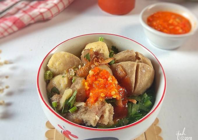 Resep Bakso Kuah Kaldu Sapi Anti Gagal