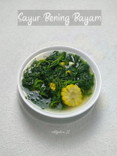 Foto resep Sayur bening bayam jagung