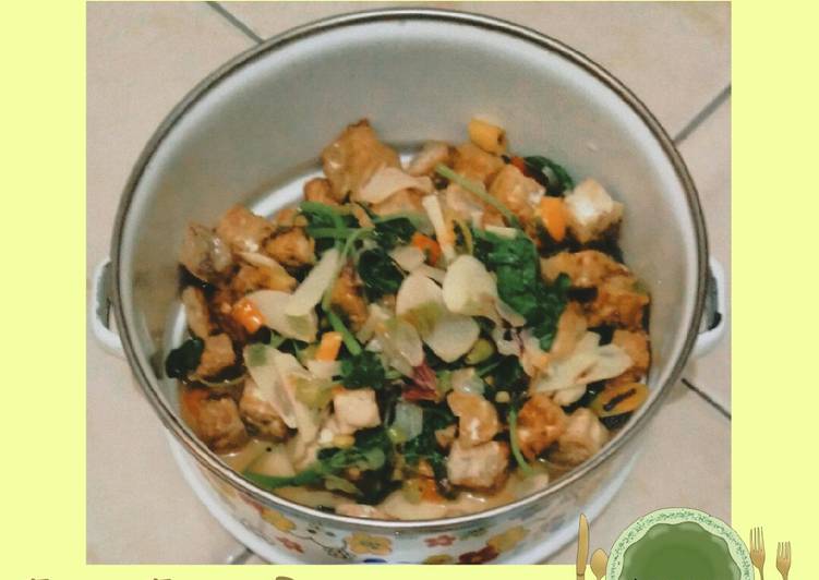 Tumis Tempe Bayam Hijau