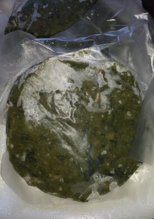 Una foto de Hamburguesas de espinaca arveja y avena