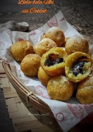 Foto resep Bola-Bola Ubi Isi Coklat