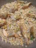 Orzo perlato con salmone e carciofi