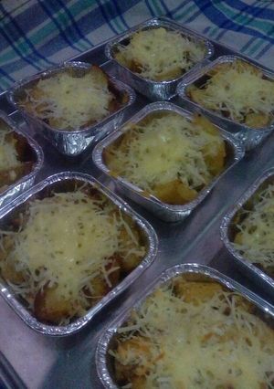 Foto resep Potato Wedges with Mozarella