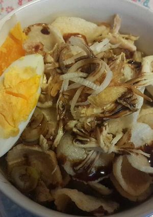 Foto resep Bubur ayam praktis kuah indofood