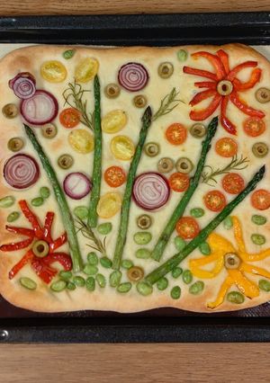 A picture of ★Flower Focaccia★.