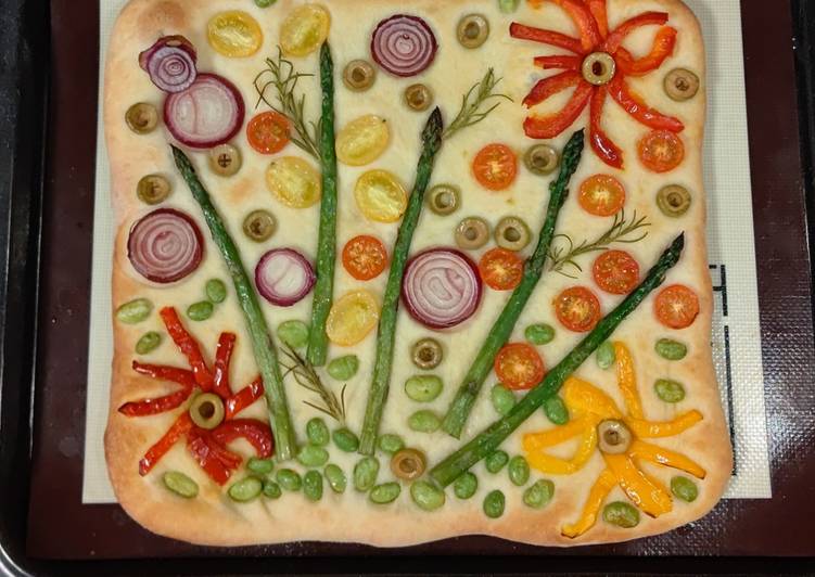Easy Way to Cook Tasty ★Flower Focaccia★