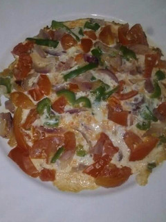 A picture of Colorful omelette.