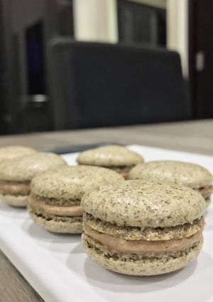 Foto resep OREO FRENCH OAT MACARON with TIRAMISU BUTTERCREAM