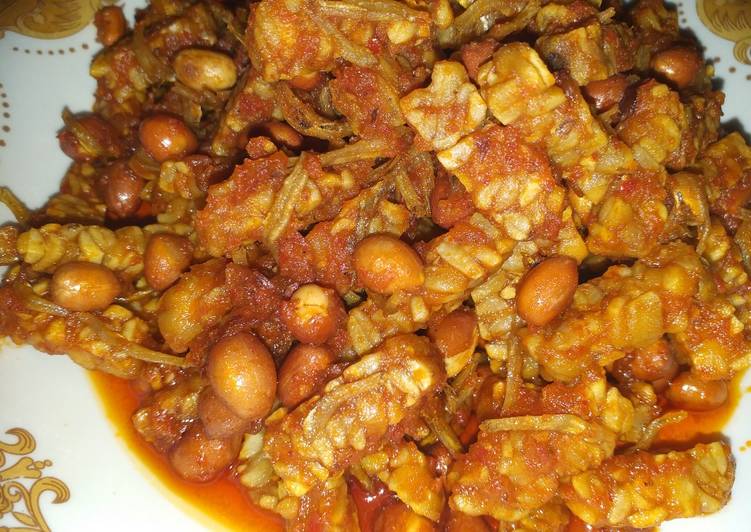Cara termudah untuk Terbaik EnakTempe teri kacang balado (t2Kb)