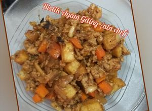Foto resep Bistik Ayam Giling (ala chef)