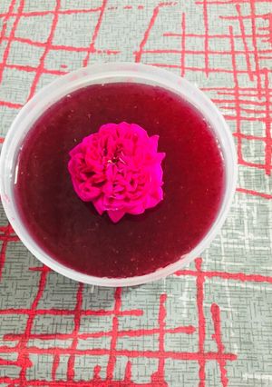 عکسی از دستور مربای گل محمدی