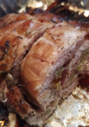 Una foto de Enrollado de pollo