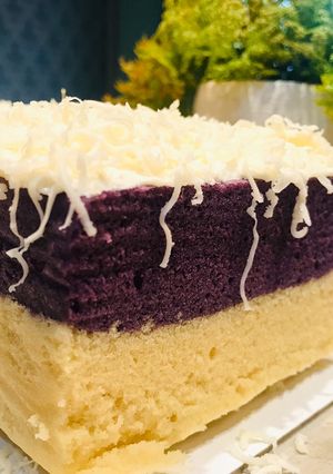 Foto resep Lapis talas Bogor/ bolu taro kukus