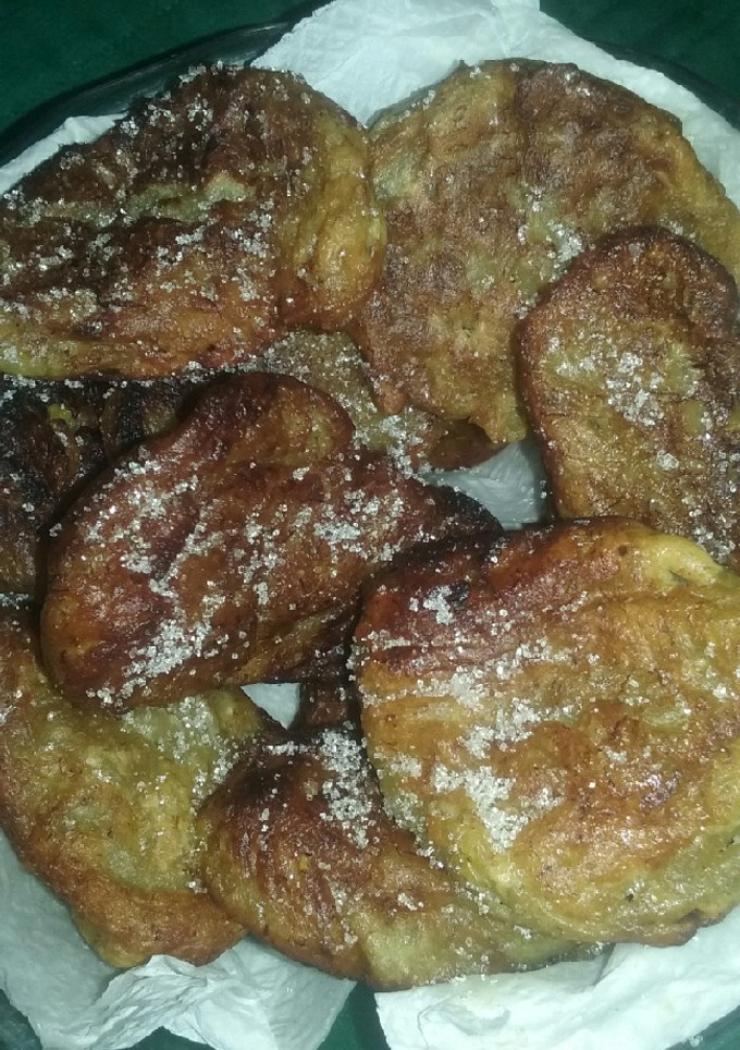 Una foto de Buñuelos de banano