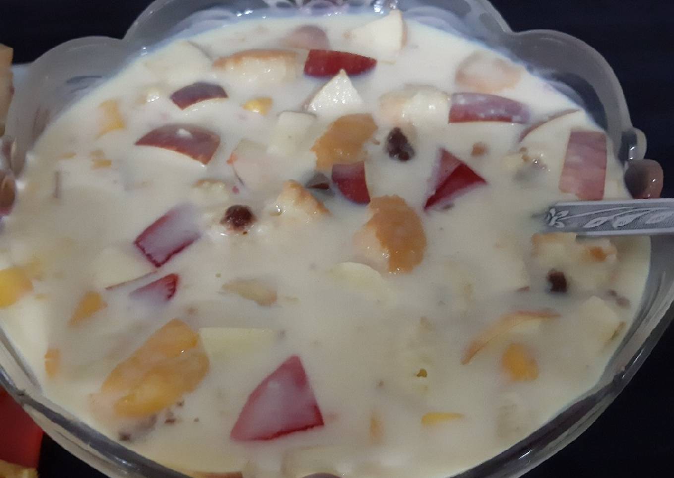 Fruit custard