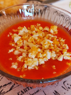 Una foto de Salmorejo en Thermomix