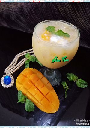 A picture of Mango lassi.