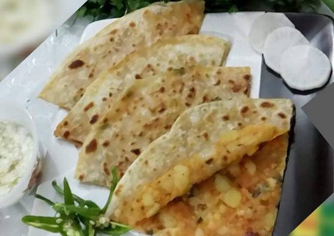 Recipe of Mario Batali Potatoes Tandori Chicken Paratha
