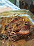 Carne rellena con jamón y queso