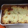 Beef lasagna