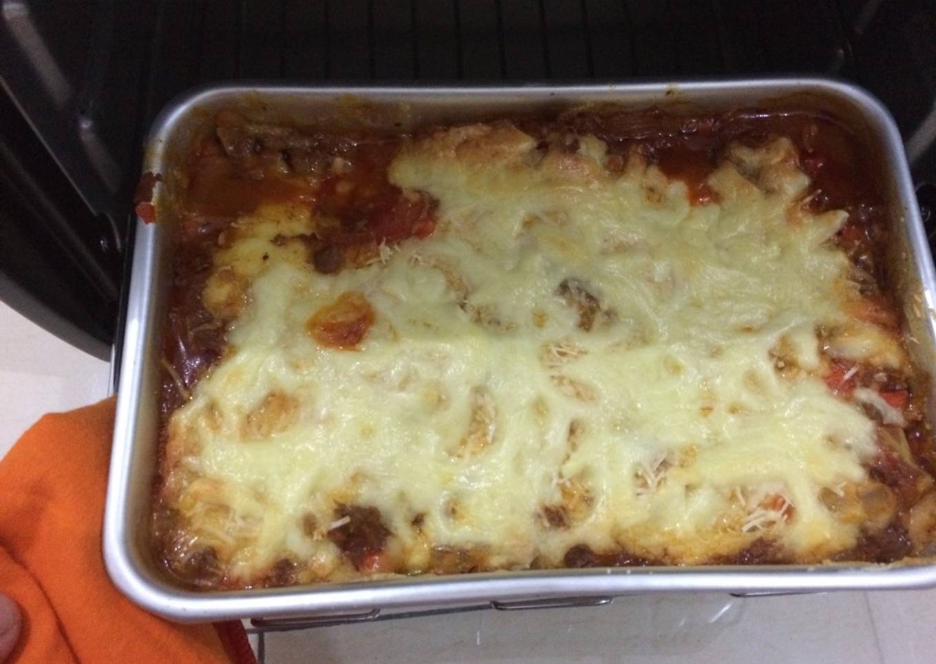 Beef lasagna