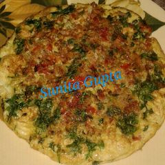 A picture of #Ramdan#Masala Omlet.