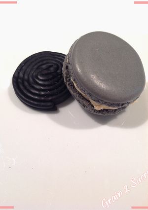 Une photo de Macaron réglisse