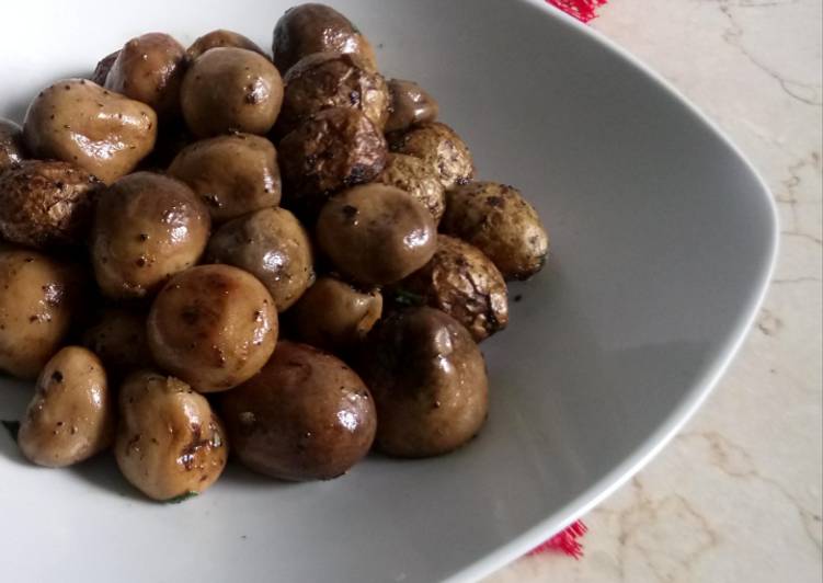 Sauteed Garlic Mushroom + Baby Potato