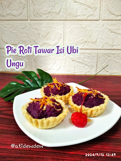 Foto resep *Pie Roti Tawar isi ubi Ungu*