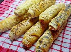 Teljes kiőrlésű stangli recept fotója
