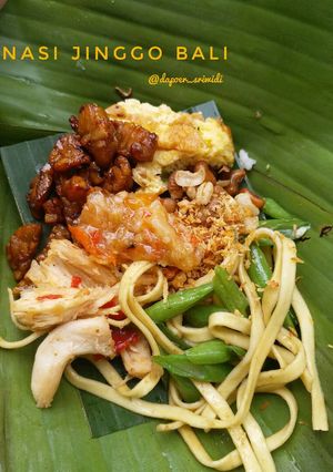 Foto resep Nasi Jinggo Bali (#pr_homemadestreetfood)
