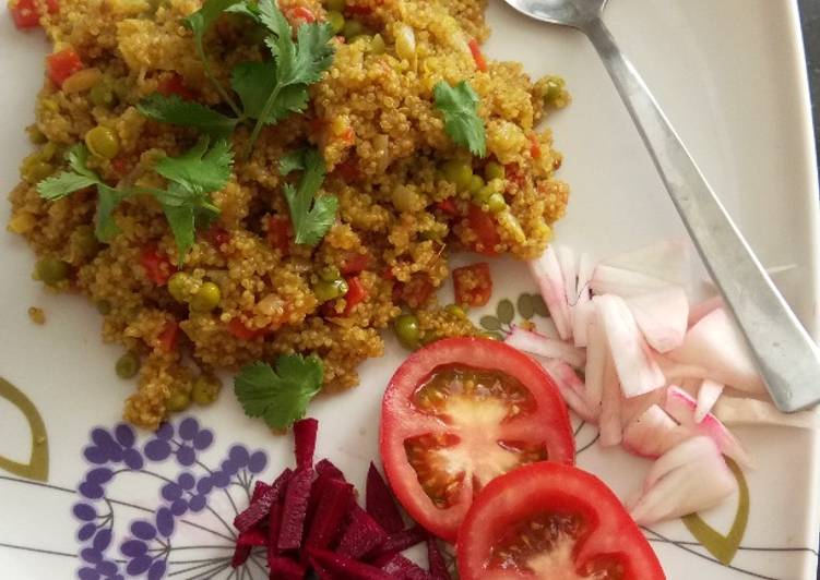 Healthy breakfast with quinoa