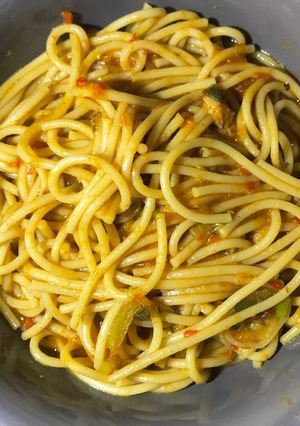 A picture of Spaghetti (Sharbo) 🍝🤤.