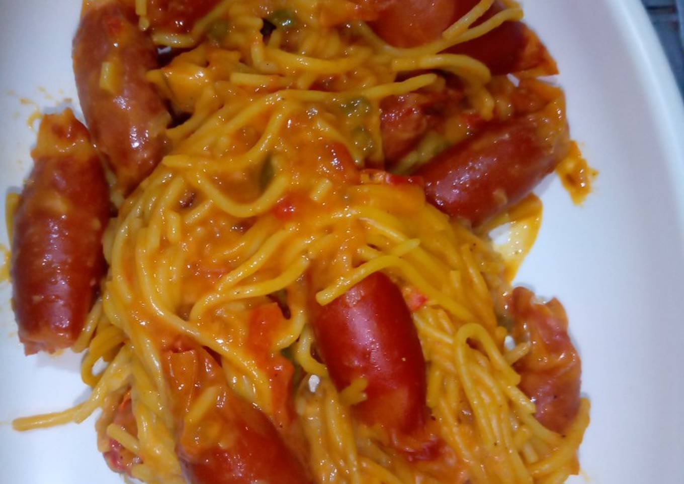 Spaghetti with Mini Bites
