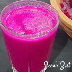 A picture of Red Dragon Fruit Smoothie.